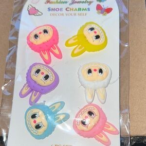 5/$30 Colorful Animal Shoe Charms Set